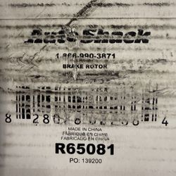 12.79" (324.9mm ) Front Vented Brake Rotors Pair- Driver and Passenger Side