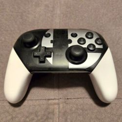 Switch Pro Controller Super Smash Edition + Charging Dock 