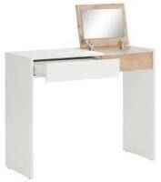 REN HOME NILES VANITY DESK WITH 1 DRAWER AND FLIP-OUT MIRROR, NEW IN BOX