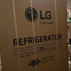 BRAND NEW IN BOX LG COUNTER DEPTH REFRIGERATOR FRIDGE STAINLESS STEEL