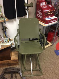 Vintage Dentist Chair Portable Military Field Hospital  Thumbnail