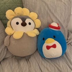Two Pinguin Stuffed Animals