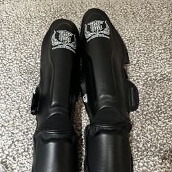 Pro Leather Shin Guards for Muay Thai