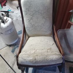 Antique Rocking Chair From Late 1900 To Early No
