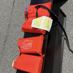 Brand new adult life vests