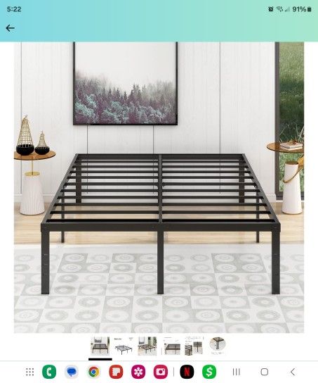 Queen Size 18 In Bed Frame