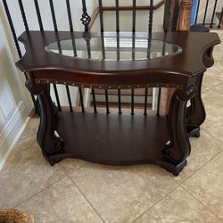 Coffee Table And Tv Stand  Brown 