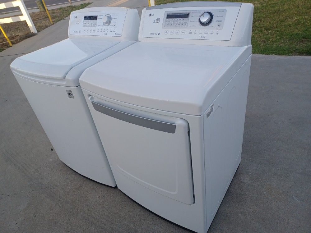 Lg Washer And Gas Dryer Set 