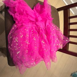 Toddler Pink Barbie Dress 3T