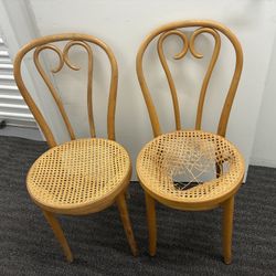 Maple Bentwood chairs 
