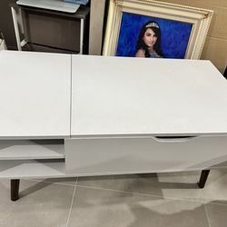 White leather couch, set