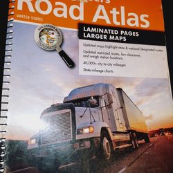 Road Atlas Map Book Large Scale