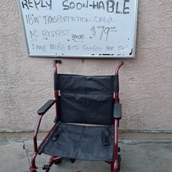 Wheelchair Chair Not Foot Rest