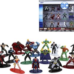 DC Comics Die-Cast Metal Collectible Action Figure Set, 20 Pieces WAVE 2