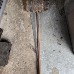 Large vintage wooden mallet