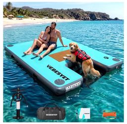 New Inflatable Dock Floating Platform $100