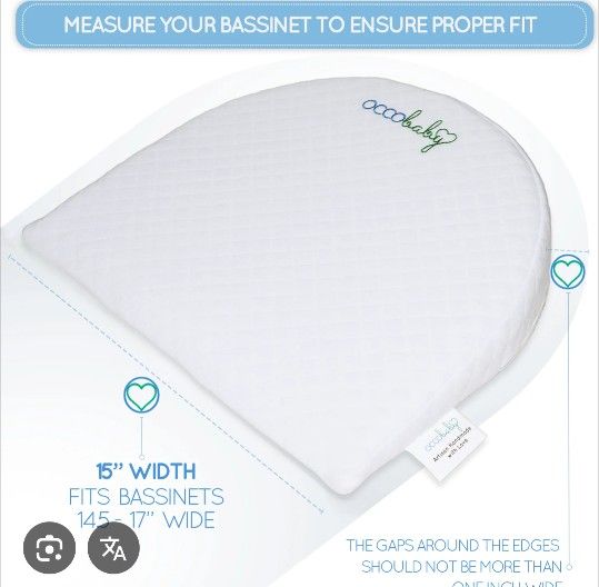 Baby Pillow Wedge Anti Reflux Bassinet Occobaby