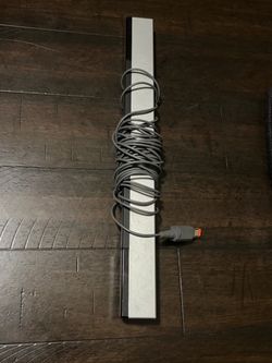 OEM Wii Sensor Bar Wired Infrared IR Ray Motion Receiver Replacement for Nintendo Wii Wii U Console Remote Controller with TV Stand