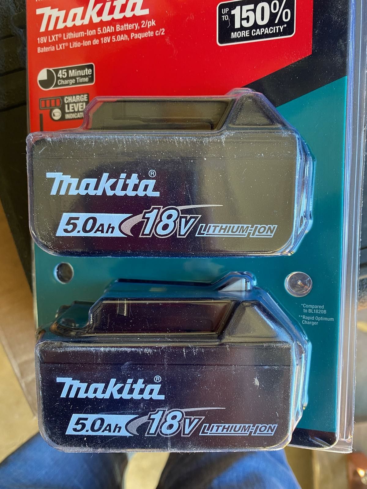 Makita battery 2 packs