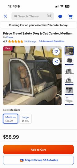 Brand new mobile dog crate