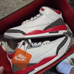 Jordan 3 'Fire Red