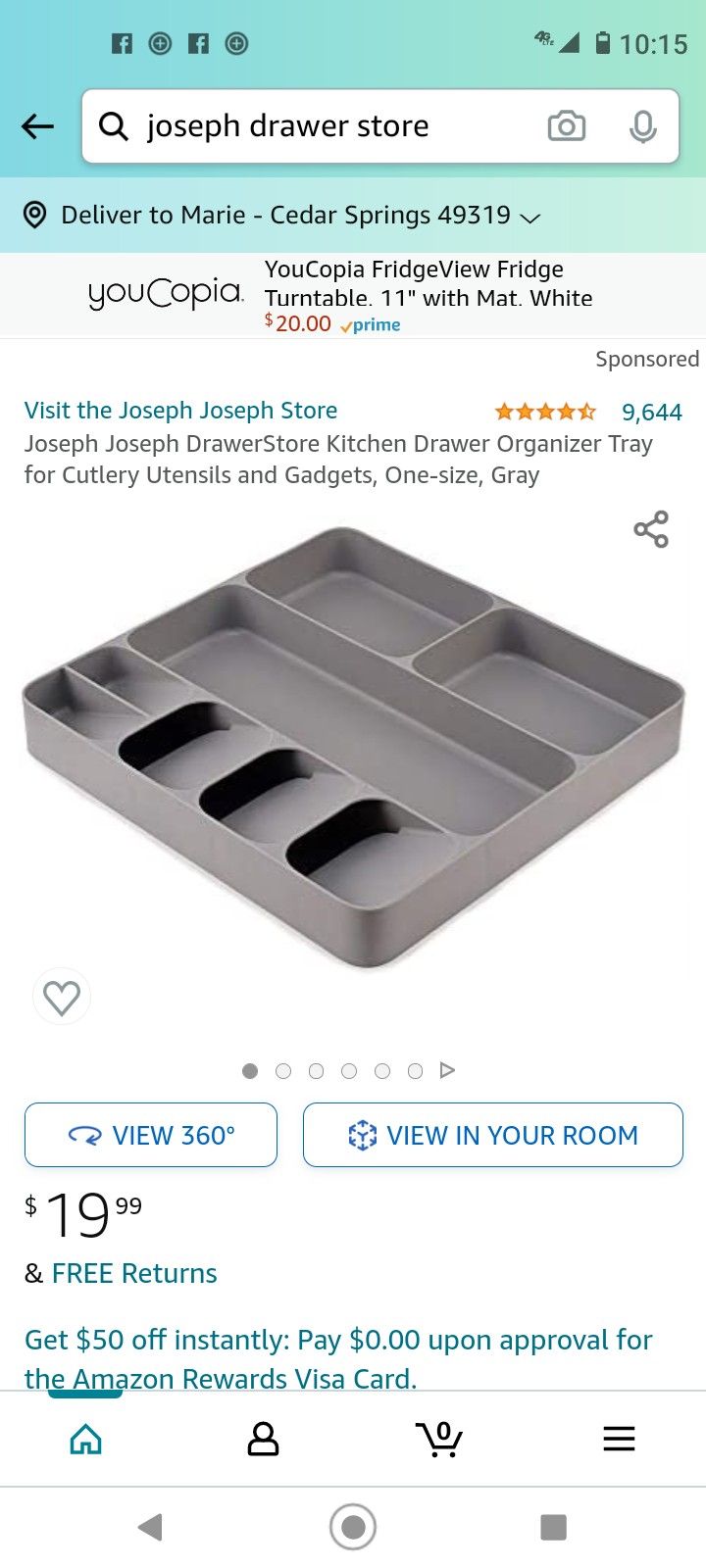 Joseph Joseph Drawer Organizer