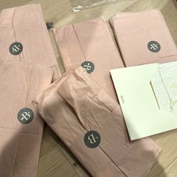 (New) Anthropologie Bridesmaid card+necklace + Victoria Secret Bride hair tie