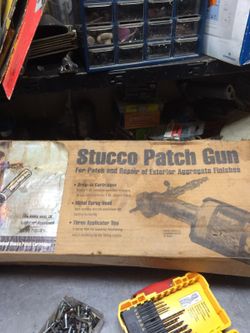 Stucco patch gun