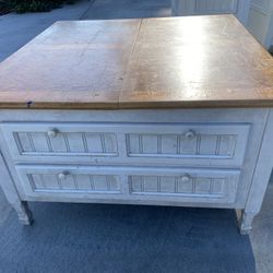 Real Wood Coffee Table And 2 End Tables