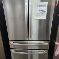 Profile 28.7 cu. ft. 4-Door French Door Refrigerator in Stainless Steel with Dual-Dispense Autofill-Pitcher