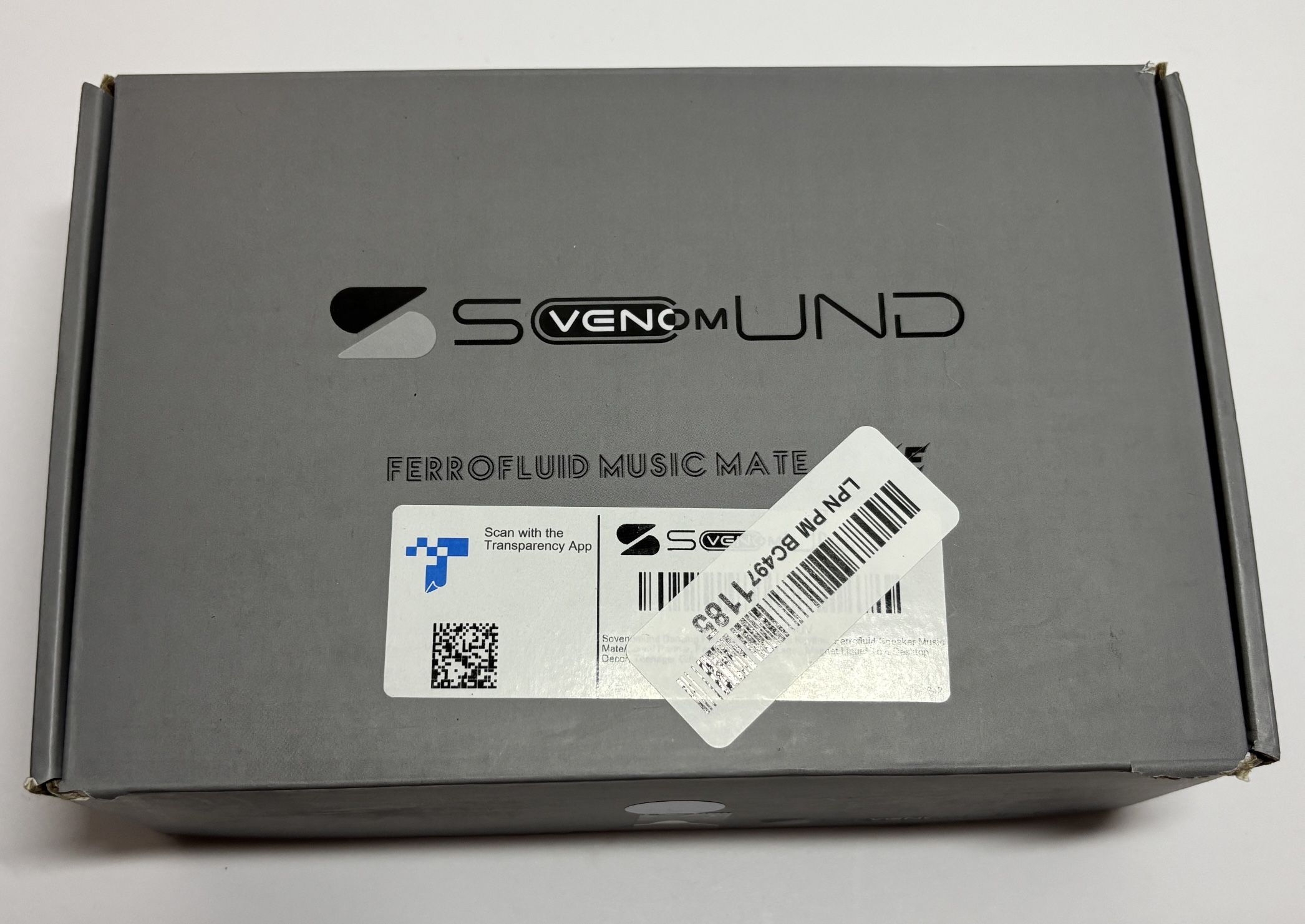 Dancing Ferrofluid with Music Rhythm, Ferrofluid Speaker Sovenomund, Symbiote