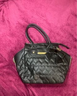 Betsy Johnson Black Lethal bag