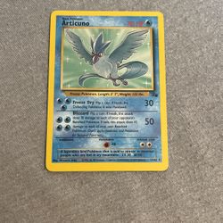 Holographic 1995 Articuno Pokemon Cards