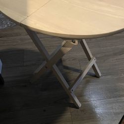 Foldable Wooden Side Table