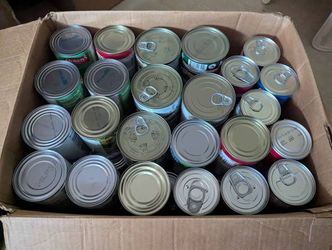 Box of canned Food