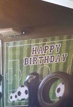 Soccer Banner 6ft x 4ft