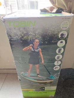 Tobin Sports Endeavor Elite 11'2” Inflatable Stand-up Paddle Board Package