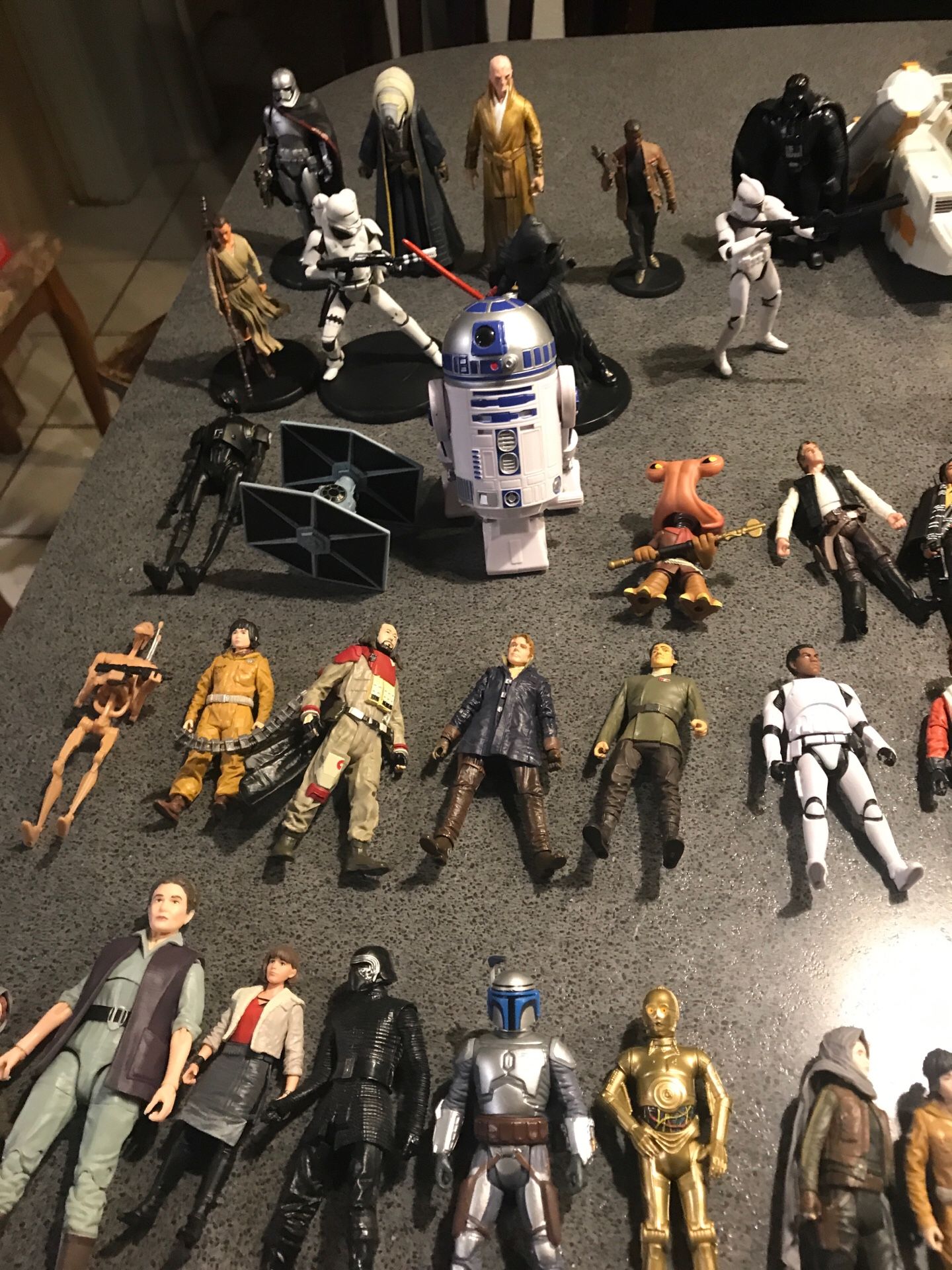 Star Wars action figures most 5.00 a piece