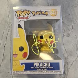 Pikachu Funko Pop  *Autographed* Pokemon