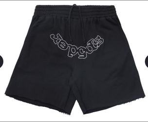 Black Sp5der shorts