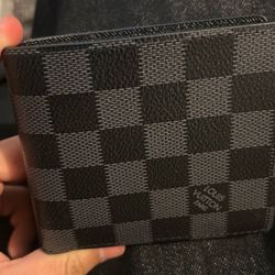 Louis Vuitton Damier Graphite Canvas Multiple Wallet.