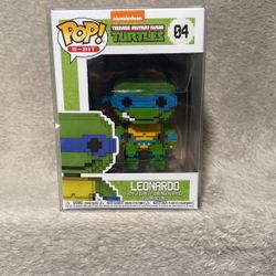 Leonardo 8-bit Funko Pop