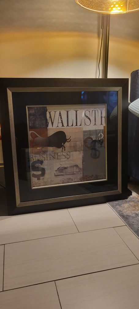 Wall Street Framed Picture