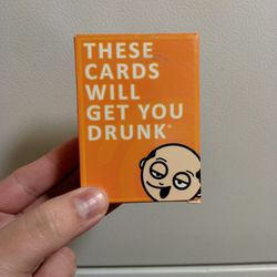 These Card's Will Make You Drunk (Whole Deck of Cards with the Box)