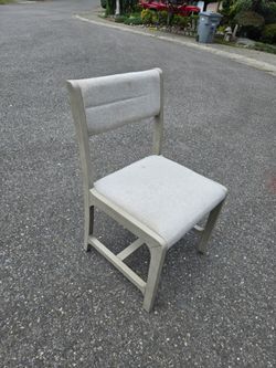 Modern Grey Upholstered Dining Chair