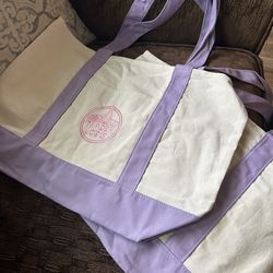 Trader Joe’s lavender tote bag