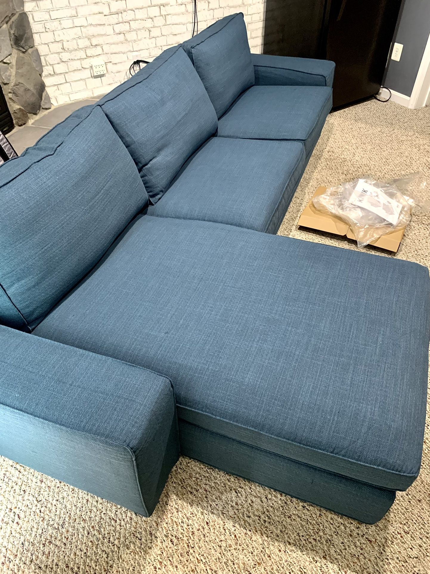ikea kivik sectional with brand new covers like new! Can Deliver