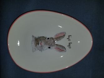 Rae Dunn Bunny Plate Set