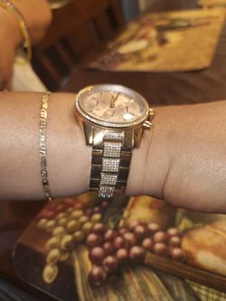 2 Women Watch Michael Kors. And Guess Watch