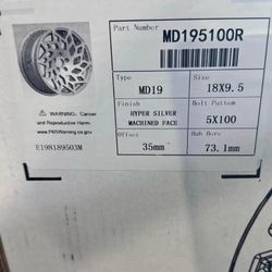 Wci Brand New  18x9.5